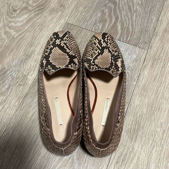 NICHOLAS KIRKWOOD Women's Snakeskin Round-Toe Loafers / Flats, Size 36.5 - Picture 6 of 10